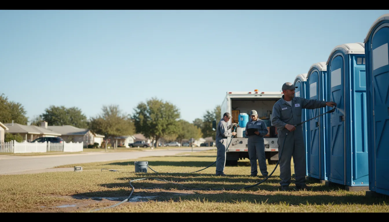 Long-Term Portable Toilet Rental in Texola, OK near me